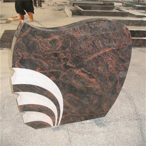 Red Granite Tombstone