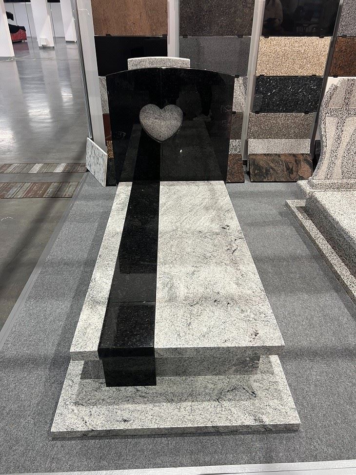 white tombstone