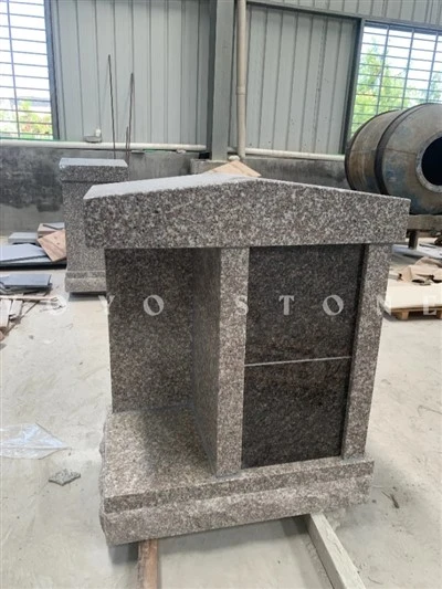 2 Niche Columbarium Brown Granite